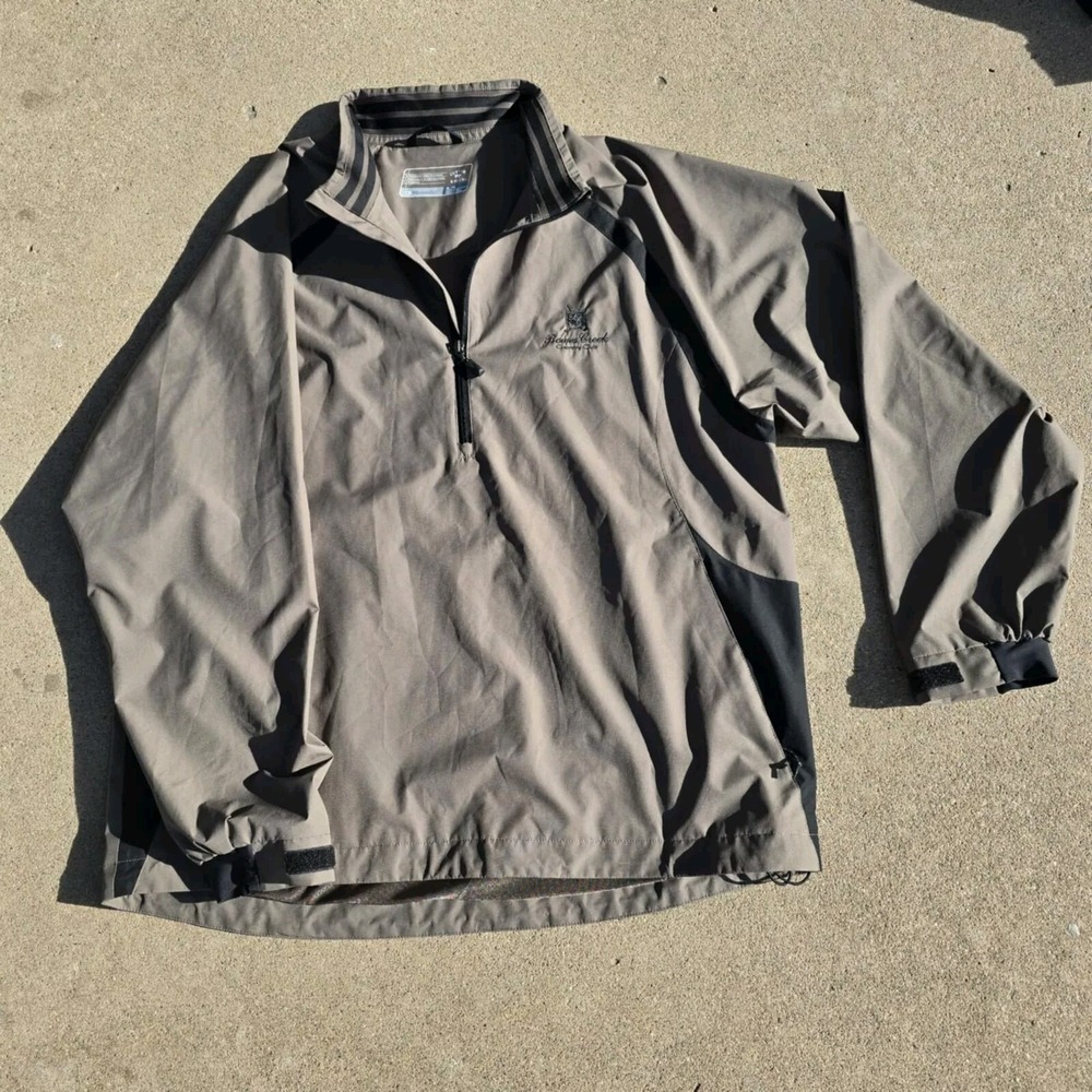 Cutter & Buck CB WeatherTec Men XL Beacon‎ Full Zip Mock Neck Windbreaker Jacket